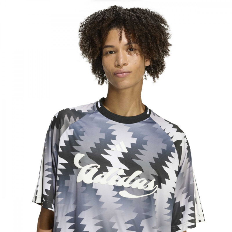 Remera Adidas M TIRO CG AW T Hombre KE0287 Gris-negro Blanco