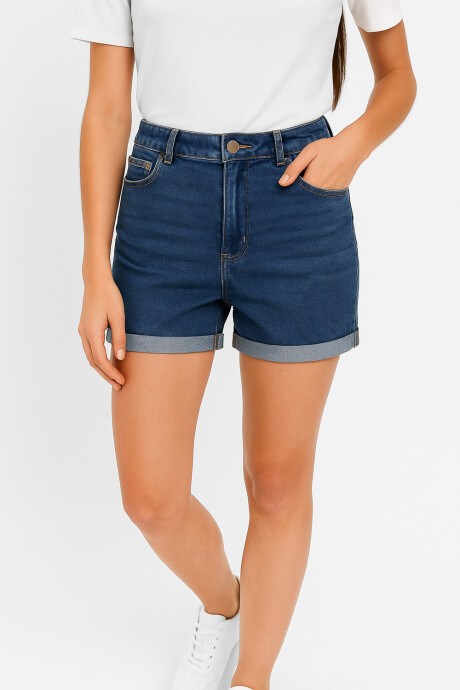 Short Inerta Azul Medio