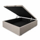 Box Baúl - Tapizado en Lino 140x190 Gris