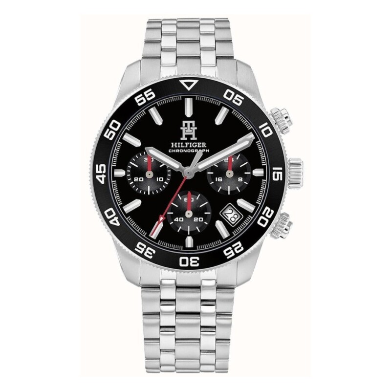 Reloj Tommy Hilfiger 1792156 para hombre con correa de acero Negro