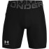 UA HG Armour Shorts-WHT BLK-001