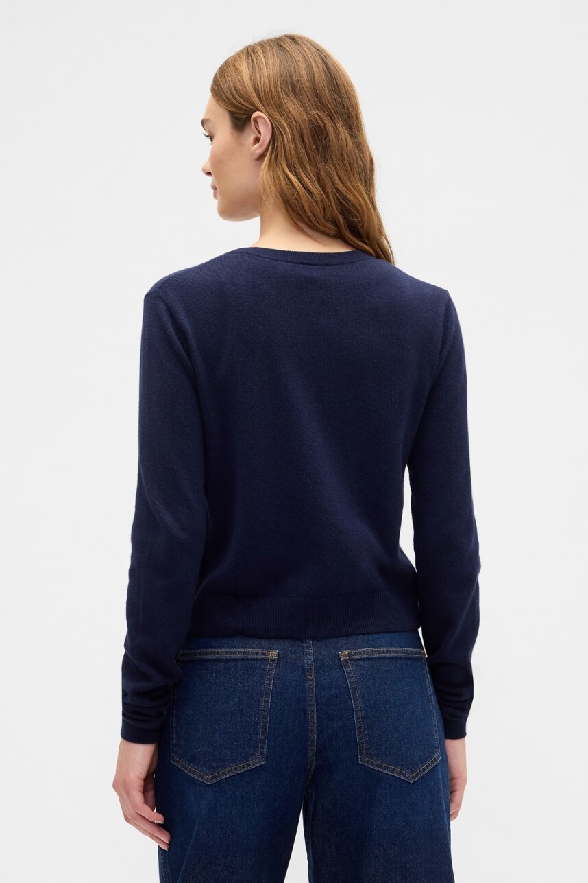 Saco Cashsoft Mujer Navy Uniform