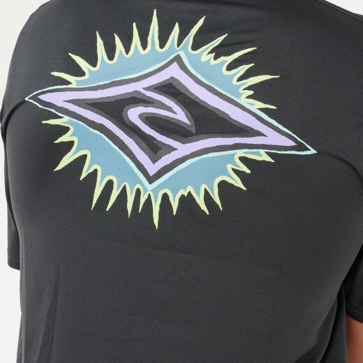 Lycra Rip Curl Raw Burst Upf - Negro Lycra Rip Curl Raw Burst Upf - Negro