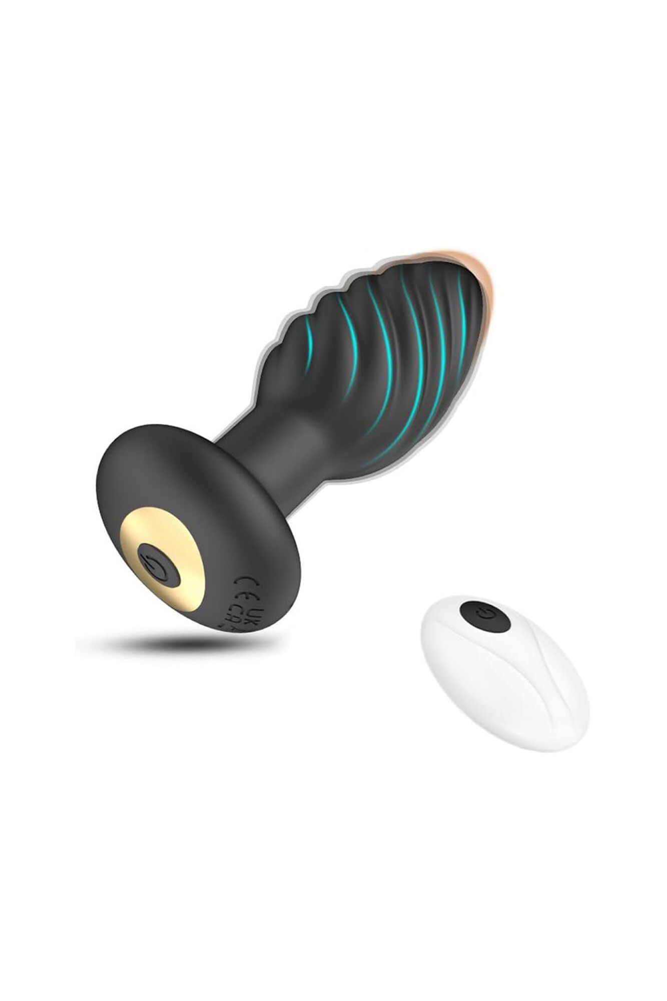 Vibrador anal control remoto - Negro  SiSi