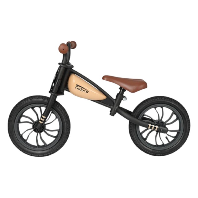 Bicicleta de Balance Qplay Feduro Rodado 12 Beige