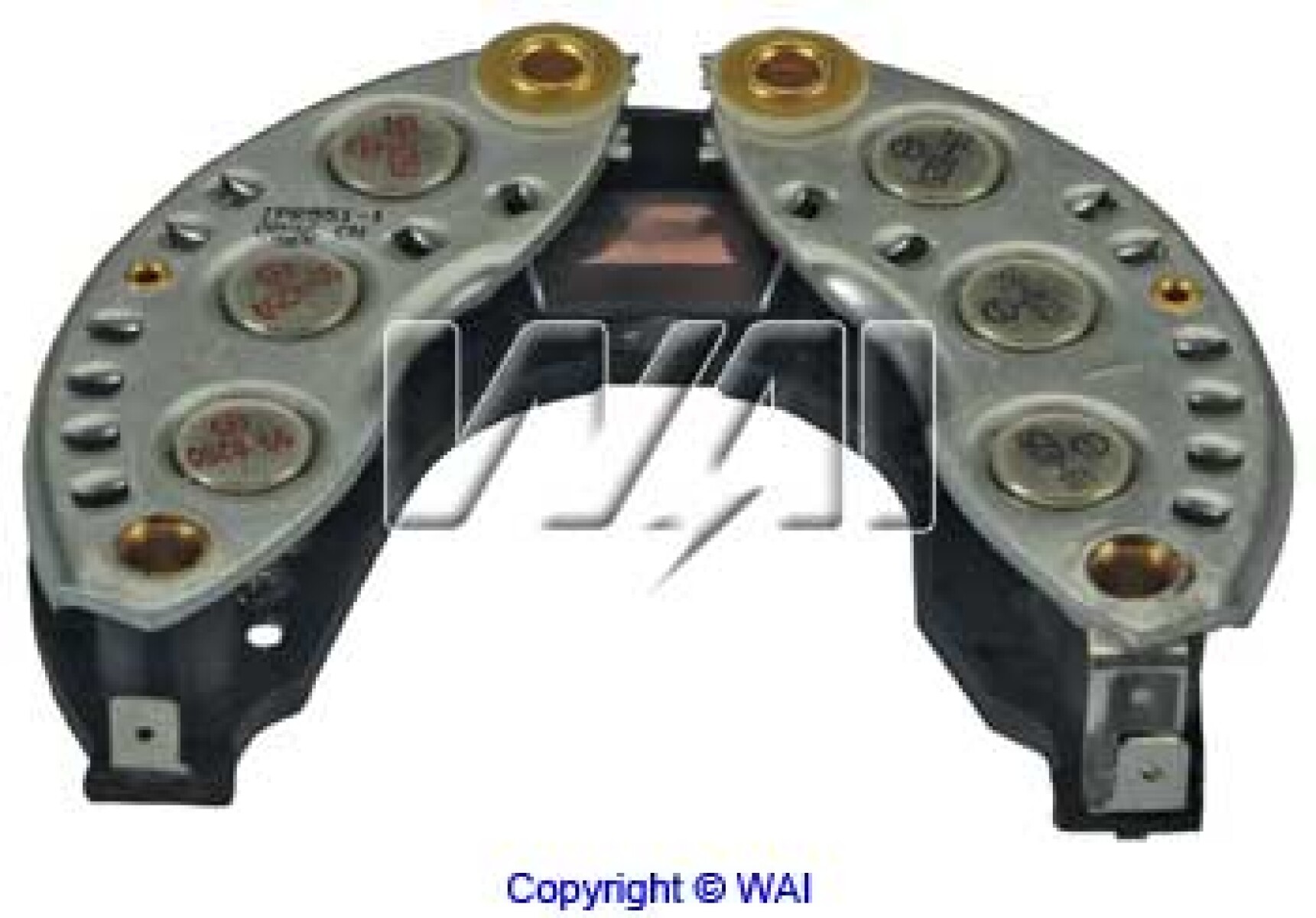 PLACA RECTIFICADORA RENAULT R18 NEGATIVO IZQ. VALEO =GA.1451 DUNCAN 