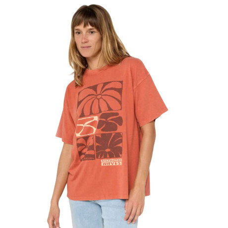 Remera Rip Curl Oceanic Heritage Tee Rosa