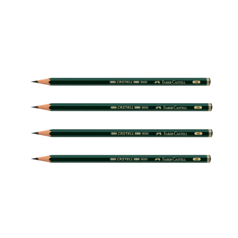 Blister Lápices De Grado x4 Faber-Castell #Blister Lápices De Grado X4 Faber-Castell
