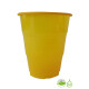 Vaso Biodegradable 210ml x10 Amarillo