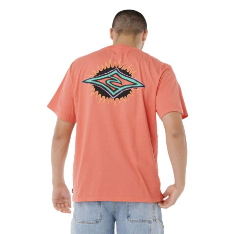 Remera Rip Curl Raw Burst Coral