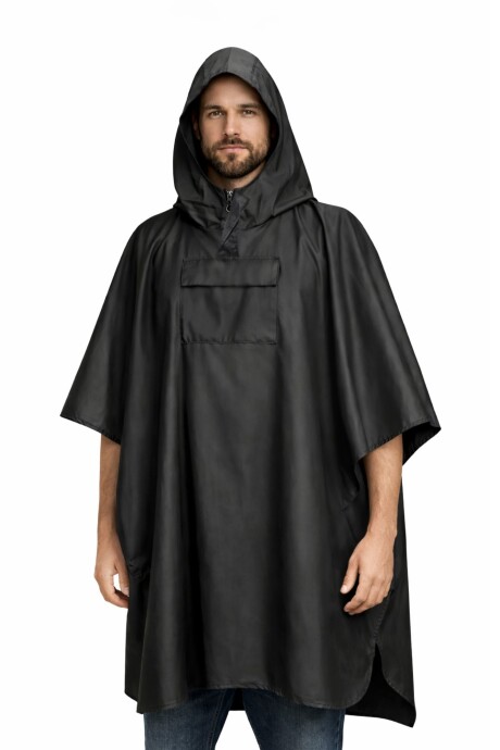 Poncho de Lluvia negro Poncho de Lluvia negro