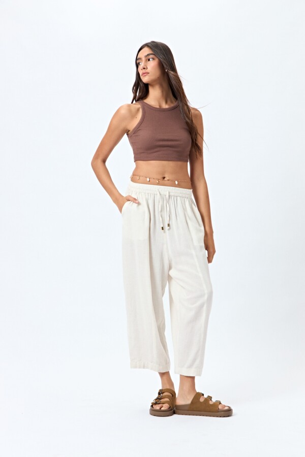 PANTALÓN FINNIAN Beige Claro Melange