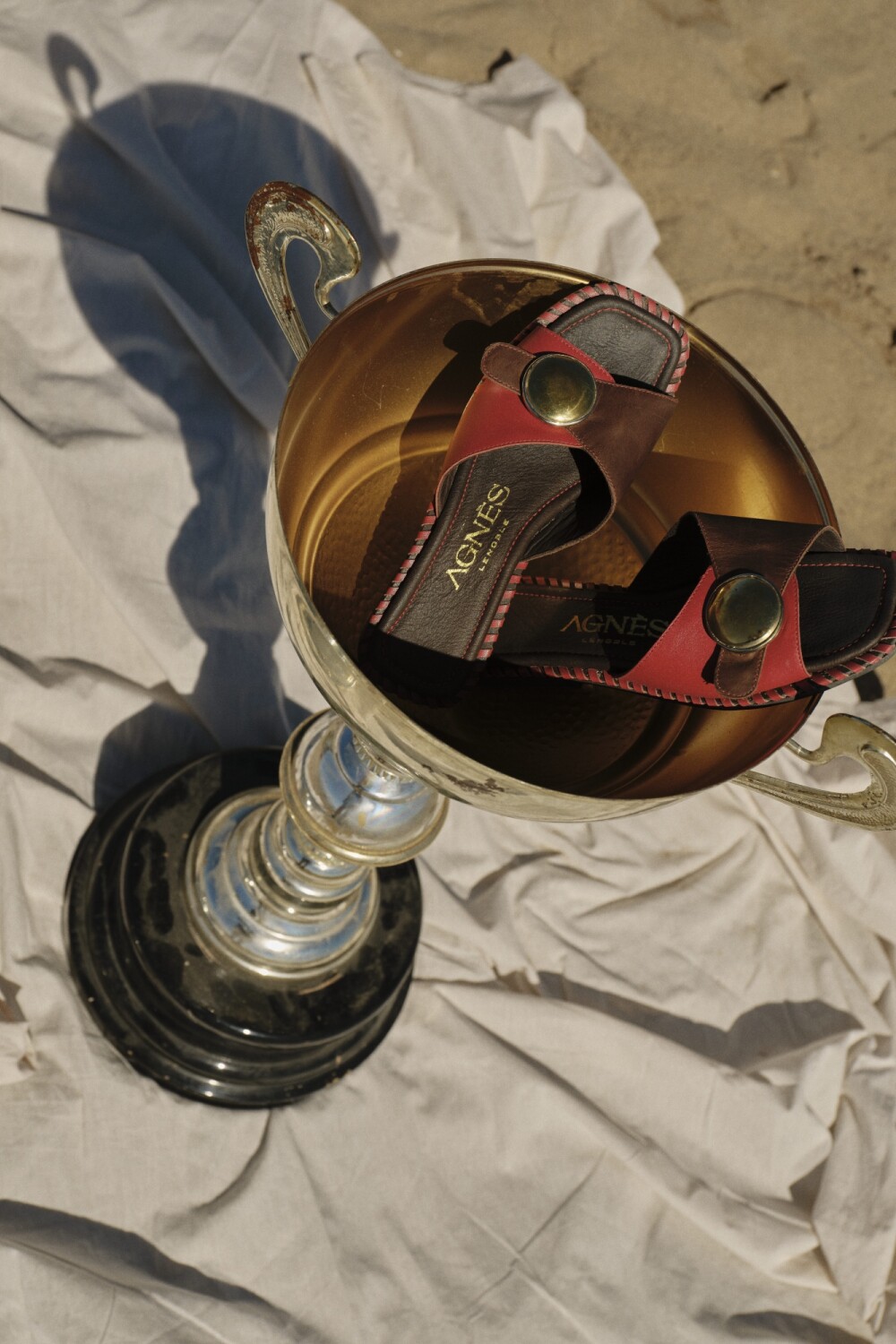 O Sandals Chocolate / Rojo