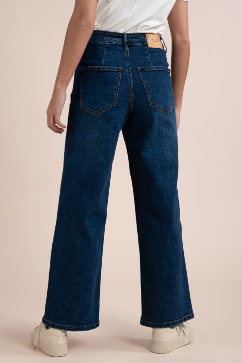 Pantalón ancho Azul