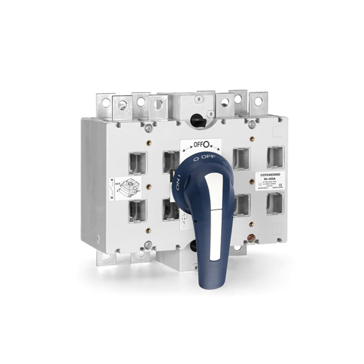 Interruptor doble vía 3P 250A serie CCF/CCP - TG0010 