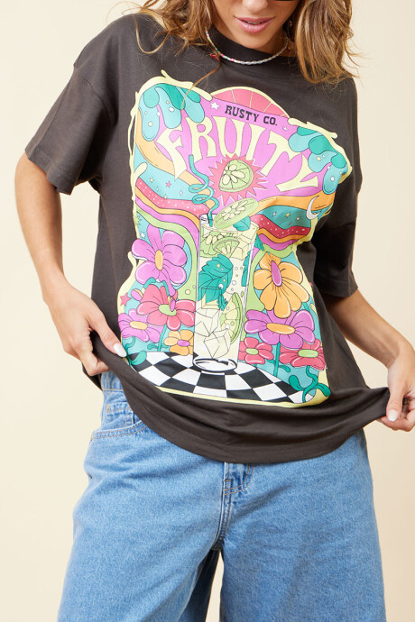T-SHIRT TROCAY RUSTY Gris Oscuro