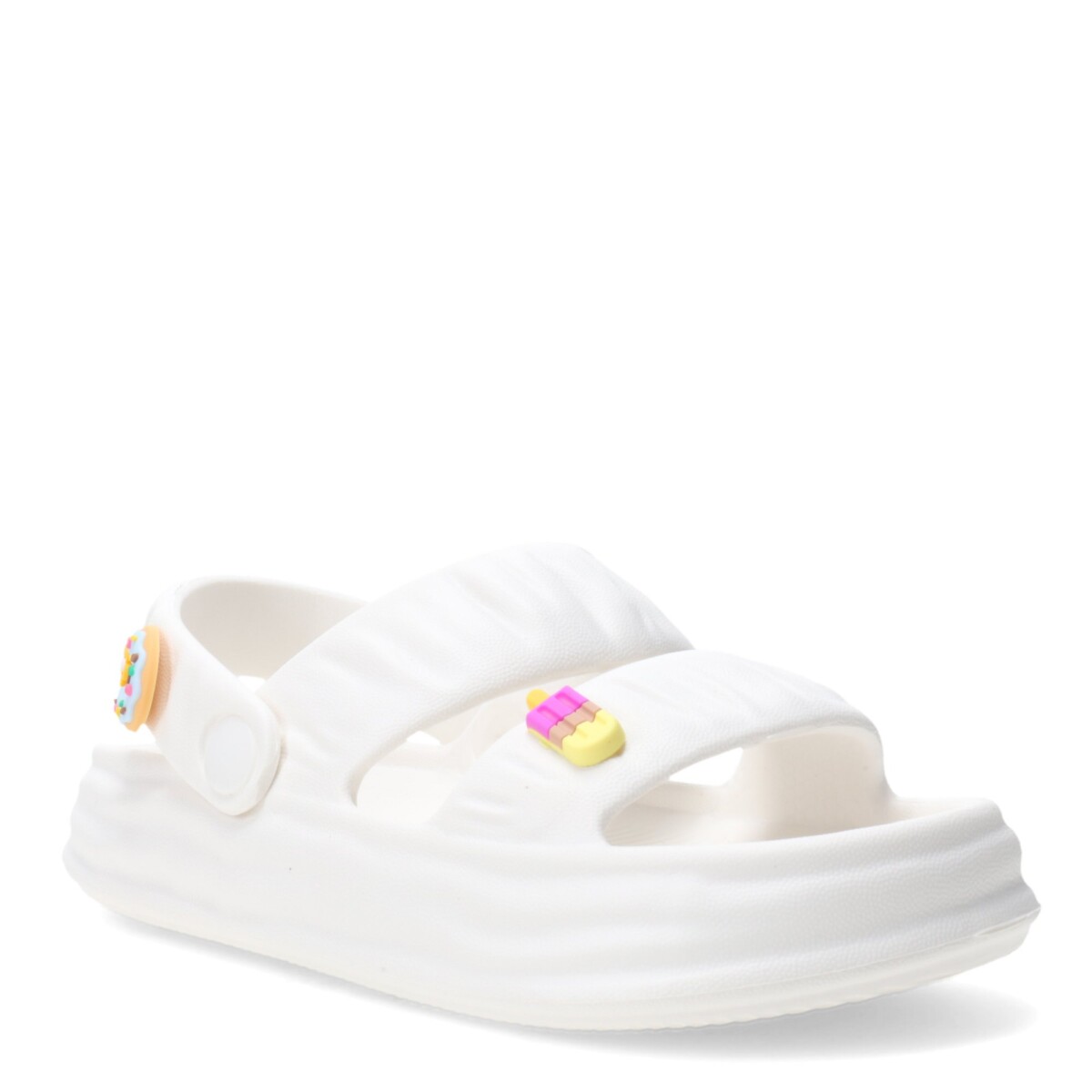 Sandalias de Niña MINI Miss Carol PARCO de goma con helados - Blanco 