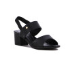 Sandalia Comfortflex Taco 5cm Negro