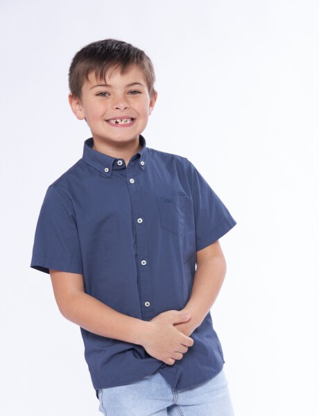 CAMISA LISA Azul