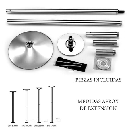 Barra Para Pole Dance Profesional Portatil Barra Para Pole Dance Profesional Portatil