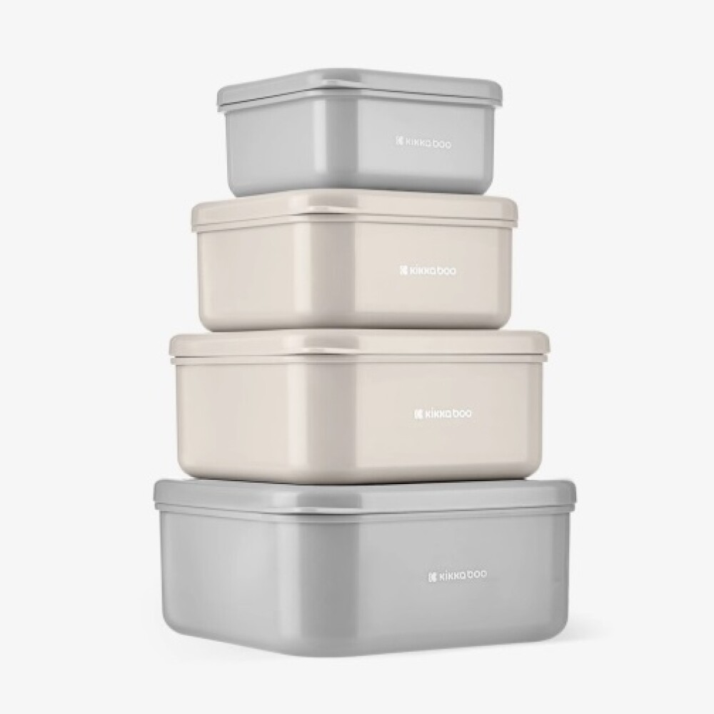 Set x4 tuppers KIKKABOO Set x4 tuppers KIKKABOO
