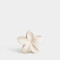 Broche Hawaianas Broche Acrílico Flor Hawaiana - Blanco Crudo