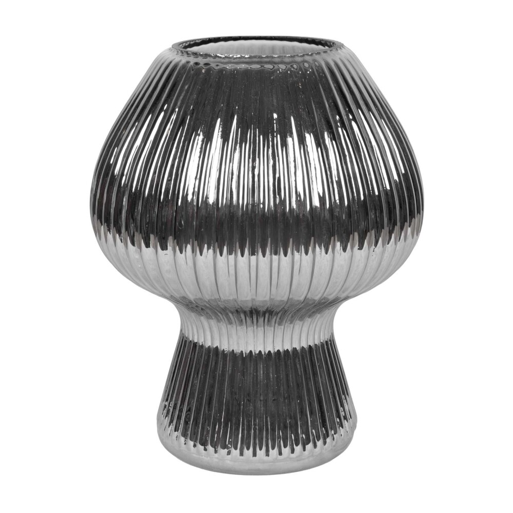 LÁMPARA DE MESA VIDRIO GRIS LT95179