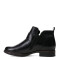 Botas de Mujer Bottero Caña Baja de Cuero Negro