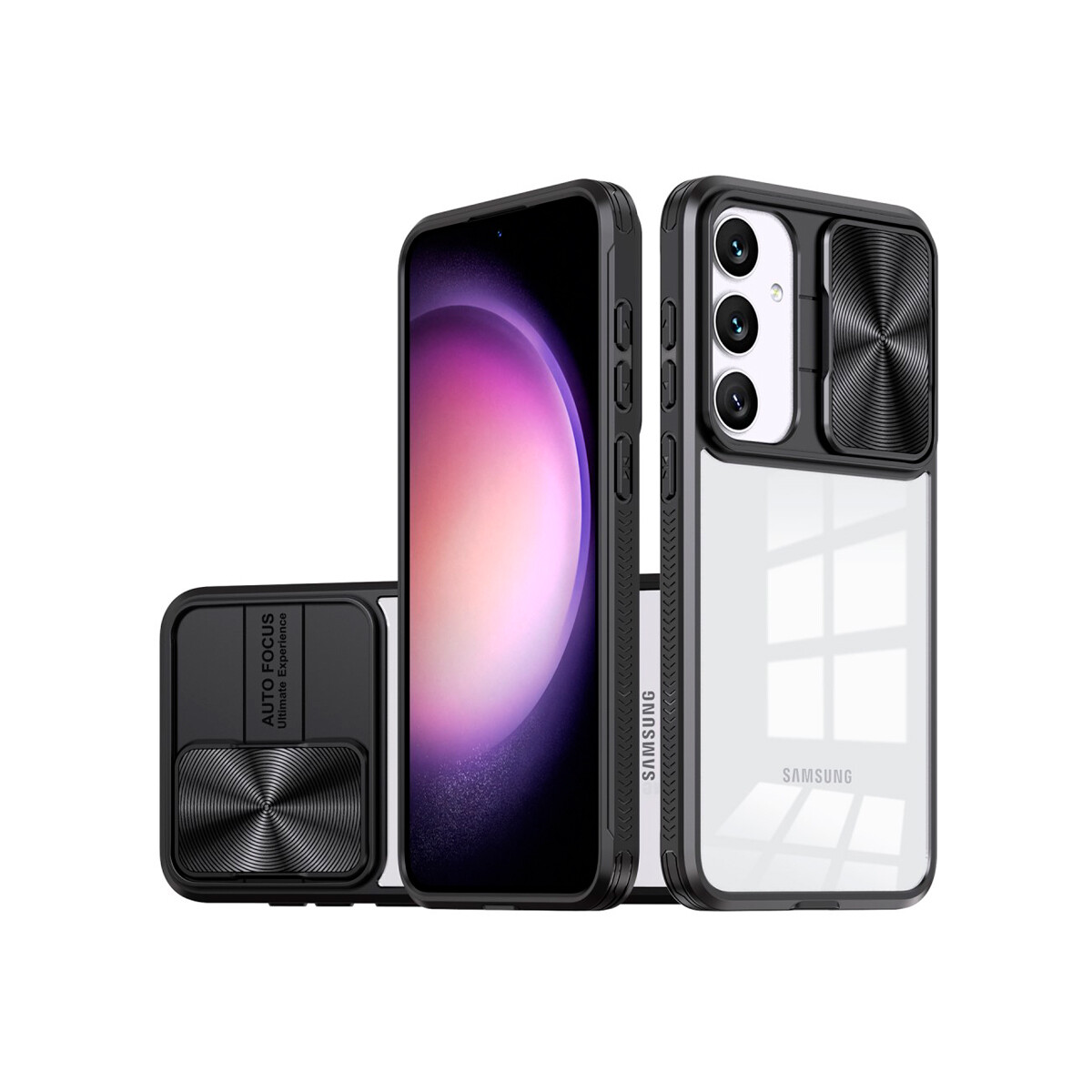 Protector para Samsung Galaxy S25 cubre cámara color negro 