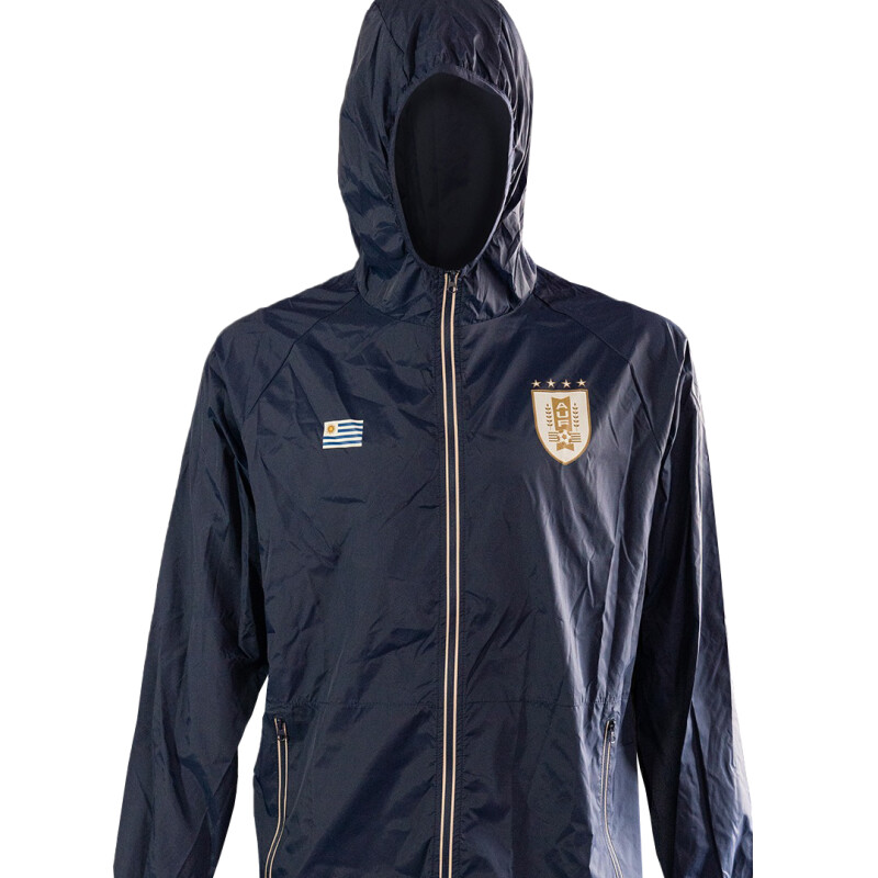 Campera Cortaviento - AUF Azul Marino