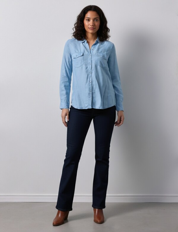 Camisa Lyocell JEAN CLARO