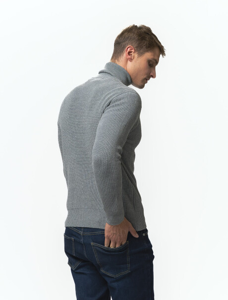 Polera de punto Lucca Gris
