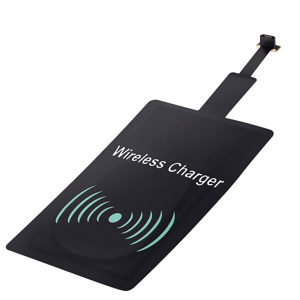 Receptor Qi Adaptador Inalámbrico Con Conector Micro Usb RECEPTOR QI PARA CARGA INALAMBRICA OLT