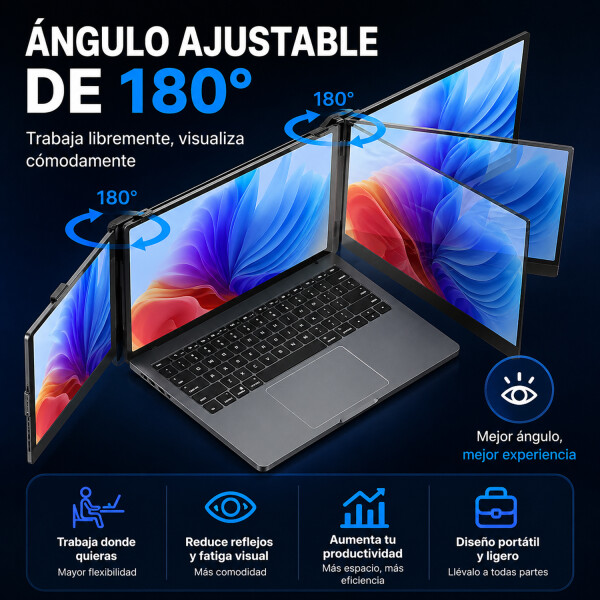 Monitor Portátil Blackview Dual Visión Scm8 15.3" MONITOR BLACKVIEW DUAL VISION SCM8 15.3"