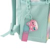 Mochila Escolar Trendy diseño Gatito Verde Agua