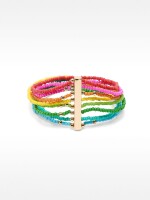 Pulsera Con Cuentas Multicolor multicolor