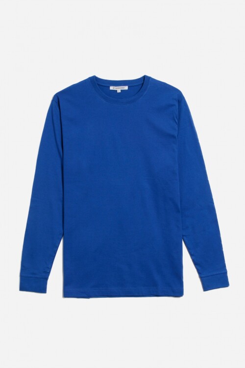 Remera básica m/l AZUL