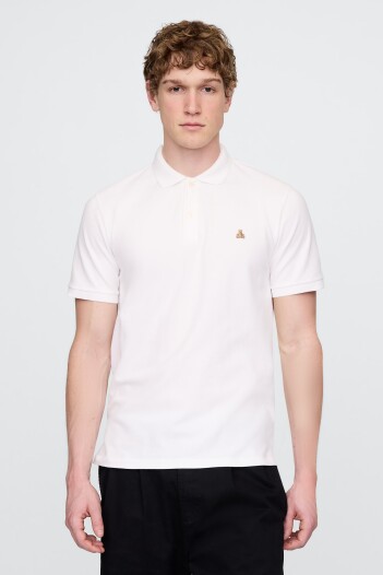 Remera Polo Osito Brannan Hombre White V2 Global