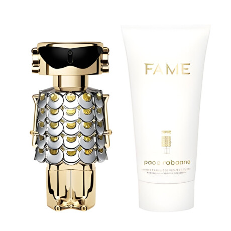 Set Perfume Rabanne Fame EDP 80 ml + BL 100ml + Obsequio Set Perfume Rabanne Fame EDP 80 ml + BL 100ml + Obsequio