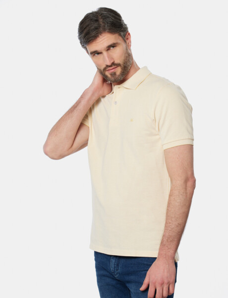 REMERA POLO LISA Amarillo