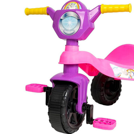 Triciclo Infantil Interactivo Con Pedales Brasil Rosa