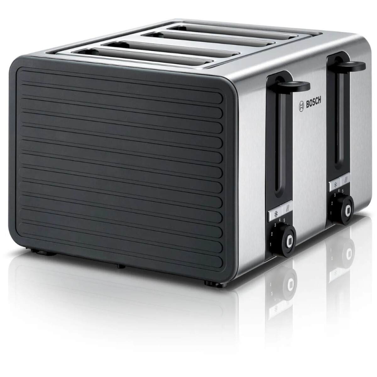 Tostador Bosch TAT7S45 de 4 rebanadas acero inox. - ACERO-INOXIDABLE 
