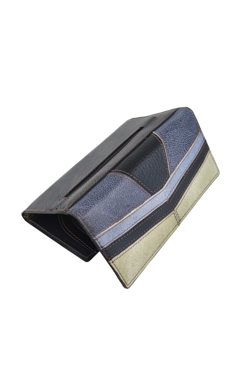 Billetera patchwork 100% cuero opción 5