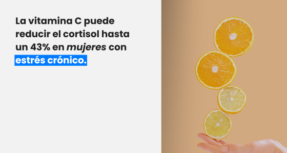 Vitamina C y cortisol: ¿ayuda con el estrés?