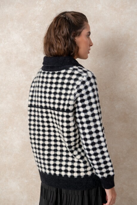 CHAQUETA NORIANNA Blanco y Negro