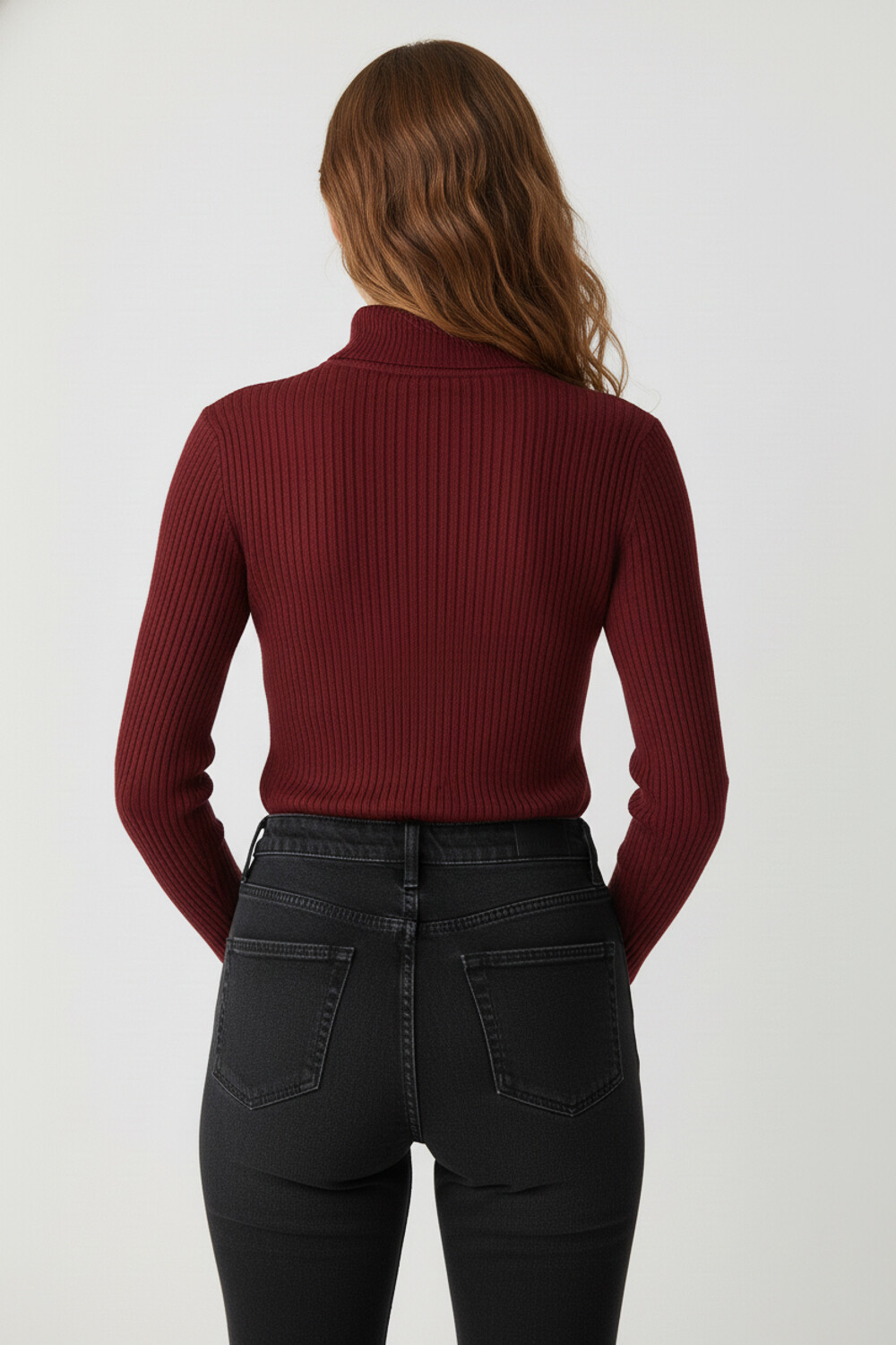 Polera Cayapasa Cereza Oscuro