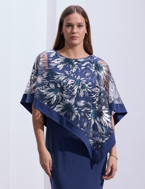 Vestido Noche Overla AZUL/MULTI