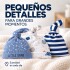 Gorro Para Bebé Recién Nacido x3 100% Algodón Con Nudo Azul 1