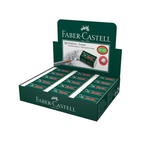 Goma de Borrar Faber Sin PVC Chica x 30 Goma de Borrar Faber Sin PVC Chica x 30