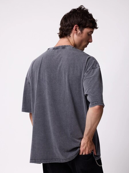 T-SHIRT DIXIE JAWIN GRIS OSCUR